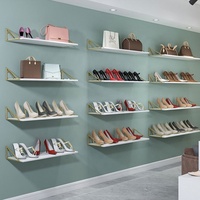 Panier doré mural à chaussures, vente en gros, pièces