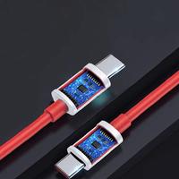 Câble de charge rapide Supervooc 65W, câble de charge USB-C vers USB-C, matériau TPE, câble de charge Supervooc 65W pour OPPO/ONEPLUS