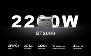 เครื่องกำเนิดไฟฟ้าพลังงานแสงอาทิตย์แบบพกพา LiFePO4 2000W พร้อมฟังก์ชัน UPS (แหล่งจ่ายไฟสำรอง) - Product Image 4
