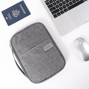 Porta Pasaportes de Viaje Shein, Gran Capacidad, Múltiples Ranuras para Tarjetas, Organizador de Documentos Impermeable, Tela Oxford, Verano 2025 - Product Image 3