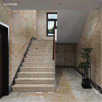 Landerstone Vratza Dalle de marbre calcaire pour sol et mur en marbre dans une villa Hôtel Dalle de marbre en pierre naturelle