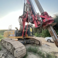 Foreuse rotative SANY SR155 d'occasion, machine de forage de fondations, équipement de construction