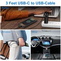 Kabel Pengisian Cepat USB 3.1 Tipe C ke Tipe C yang Sedang Tren, Transfer Data Kecepatan Tinggi 480Mbps, Kabel Ponsel Tipe C, Kemasan Khusus BOX