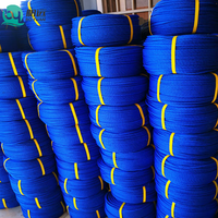 Vente en gros de ligne PE à 3 brins, diamètre 6 mm-30 mm, colorée, haute résistance, bonne flexibilité pour le jardinage et la fabrication de filets