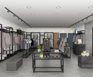 Nhà Máy Đứng Móc Áo Cửa Hàng Quần Áo Hiển Thị Đứng Hiển Thị Phụ Kiện Kim Loại Khung <span class=keywords><strong>T</strong></span> Áo Sơ Mi Hiển Thị Khung Giá Hàng May Mặc - Product Image 2