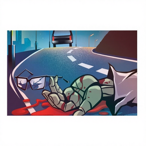 Historia irónica de Agatha Christie, 'Accidente', adaptada a voz en inglés, publicación electrónica - Product Image 1