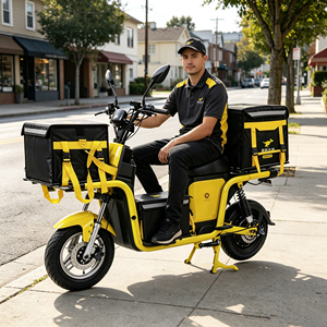 La Fábrica Ofrece Bicicletas Eléctricas <span class=keywords><strong>de</strong></span> <span class=keywords><strong>Carga</strong></span> <span class=keywords><strong>de</strong></span> Alta Potencia <span class=keywords><strong>de</strong></span> 1500W con Cajas <span class=keywords><strong>de</strong></span> Entrega Dobles, Ideales <span class=keywords><strong>para</strong></span> Servicios <span class=keywords><strong>de</strong></span> Entrega <span class=keywords><strong>de</strong></span> Alimentos - Product Image 5