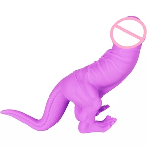Jouets sexuels pour femmes en forme de dinosaure Tyrannosaurus, pénis animal en silicone, gros anal réaliste, masturbation féminine, gode dragon - Product Image 3