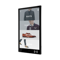 Nouvel écran publicitaire numérique vertical Android RFID de 21,5 pouces pour l'intérieur, avec écran tactile, pour la vente au détail