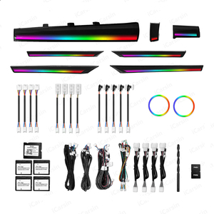 Luce Ambientale per Auto con Guida a Destra per <span class=keywords><strong>Honda</strong></span> <span class=keywords><strong>Civic</strong></span> 10a Generazione 2016-2021, Accessori per Illuminazione Interna RHD - Product Image 1