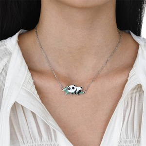 Collares con Colgante de Animales Esmaltados en Acero Inoxidable, Joyería Nueva para Mujer - Product Image 4