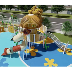 Los niños al aire libre patio de recreo al aire libre columpio puente escalada neto - Product Image 1