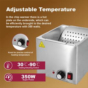 Commercial Stainless Steel French Fry <b>Warmer</b> Station <b>Portable</b> French Fry <b>Warmer</b> - Product Image 3