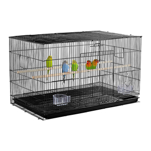 Ispinozlar için üreme uçuş Parakeet kuş kafesi besleyici gies atiels Conures Lovebirds kanaryalar papağanlar için slayt kafes ile - Product Image 1