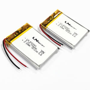 بطارية ليثيوم أيون قابلة لإعادة الشحن ، بطارية ليثيوم بوليمر ليثيوم مع Connecteur jur - Product Image 5