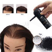 Private Label Personal Use Vegan Fiber Powder Fibers Black Thick Hair Building Fiber with High Quality