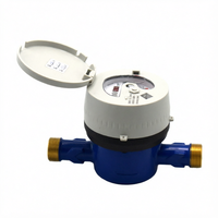 Compteur d'eau froide volumétrique horizontal 1/2 pouce, protection IP68, DN15, personnalisable OEM, compteur de débit d'eau mécanique, prix usine