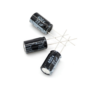 Aluminum Electrolytic Capacitors 22uF 400V 13x21mm High Voltage Through Hole For Power Supply REACH Certified - Product Image 2