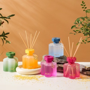 Fiancabile a lunga durata per diffusore di Reed in Rattan bottiglia di vetro profumato deodorante per la casa camera da letto tè fragranza aromaterapia - Product Image 2