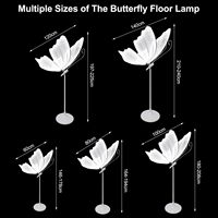Accessoires de scène de mariage, lumières LED solaires en forme de papillon, indice de protection IP68, pour la décoration de mariage