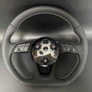 Nouveau volant en cuir pour <span class=keywords><strong>Audi</strong></span> R8 A3 8P A4 A5 <span class=keywords><strong>A6</strong></span> C8 A7 Q2 Q3 Q5 Q7 Q8 S3 S4 S5 S6 S7 RS3 RS4 RS5 RS6 RS7 accessoires de voiture - Product Image 3