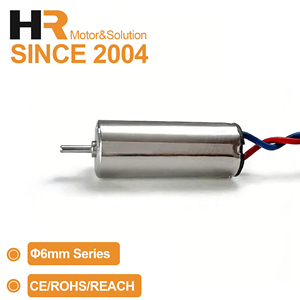 מנוע מיני 6 מ\"מ ללא ליבה סטנדרטי של מקסון, 3-4.5 וולט, מברשות, 15000 סיבובים לדקה, מגנט קבוע, עם מסגרת, לרחפנים ולמטוסי דגם - Product Image 1