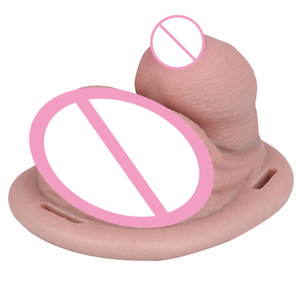 ANOSX Strapon Hollow Flaccid <strong>Penis</strong> with Scrotum Male Chastity Device Harness Dick Attachment <strong>Penis</strong> Packer Chastity Pants - Product Image 6