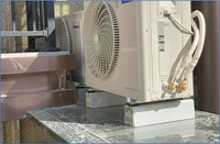 Support universel en PVC pour unité extérieure, base de montage pour climatiseur HVAC, socle de fixation pour condenseur de climatiseur