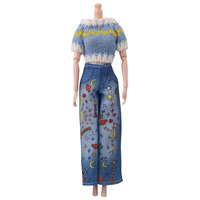 Vêtements de poupée transfrontaliers pour poupées de 30 cm, accessoires de déguisement, ensemble pull de Noël en tricot, jouets promotionnels