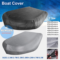 Prix de gros des housses de bateau gonflables 7.5 ~ 17ft imperméable à l'eau anti-poussière housse de bateau en tissu housse de bâche de protection pour bateau