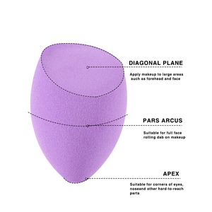 Juego de licuadora de maquillaje de 5 uds. Más vendido Love Puff flocado cojín de aire esponja de base polvo <span class=keywords><strong>seco</strong></span> húmedo Puff triángulo gota cuadrada - Product Image 4