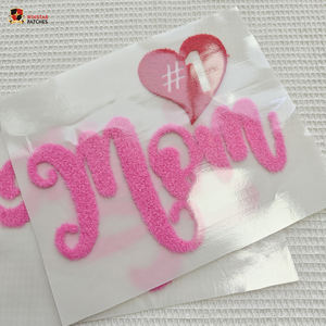 Nueva Tendencia 2026: Parches Termoadhesivos de Letras de Chenilla Mini Mama Fluff Personalizados al por Mayor para Ropa y Camisetas - Product Image 3