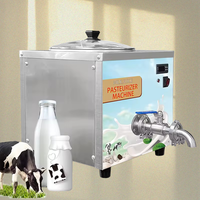 Machine de pasteurisation automatique compacte pour crème glacée, confiture, ketchup, jus, purée de tomates, œufs et lait