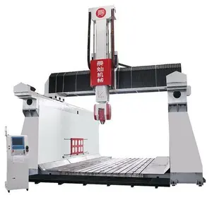 Mesin Router Cnc 5 AS, Mesin Router Model Ukiran 5D 5 Sumbu, Penggilingan Pola Cetakan Kayu