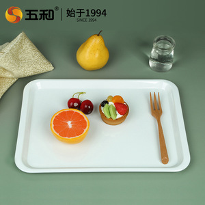 Wuhe A5 Melamine Serving <b>Tray</b> <b>Large</b> Square Food Grade Unbreakable For Catering Fast Food Restaurant Tea Service - Product Image 5
