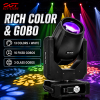 Projecteur à tête mobile SGT 295W RGBW avec prisme 8+16+24 Sharpy Beam, contrôle DMX512 sans fil pour mariage