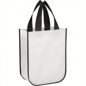 Grocery Custom Eco Laminated Shopping Reusable Non Woven Tote Bag Recyclable Cheap Price Polypropylene Fabric Customized 0.05kg - Product Image 1