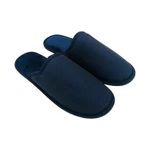 Men Cozy Memory Foam Scuff Slippers with Best Arch Support Slip On Warm House Shoes indoor home slippers