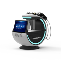 Hot 7 in 1 Hydrodermabrasion Aqua Peel Small Bubble Facial Machine with Skin Analyzer for Deep Cleansing & Skin Rejuvenation