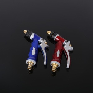 Pistola de Agua para Lavado de Autos Hailan, Boquilla de 1.0 mm con Ángulo Ajustable, Roja y Azul, Moldeada en una Sola Pieza, de Aleación, para Riego de Jardín - Product Image 2