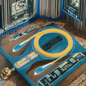 Cavo Patch in Fibra Ottica LC-LC Simplex Yellow Jacket FTTH G652D 1550nm Compatibile con Rete LAN e <span class=keywords><strong>CATV</strong></span> con Codice Colore - Product Image 2