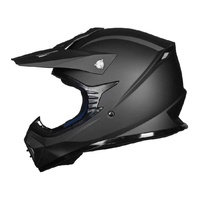 Casco de Motocross para Adultos, Casco Integral Todoterreno para Motocicleta, Color Negro Mate