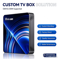 Boîtier TV Android HS86 PRO 16 Amlogic S905Y5 avec 2 Go de RAM et 16 Go de ROM, double Wi-Fi, prise en charge OEM/ODM, décodeur intelligent d'usine