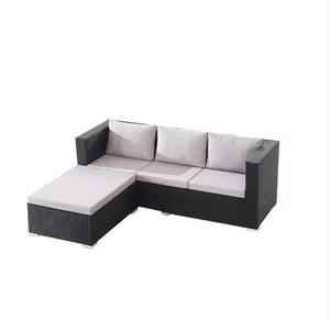 Set di Mobili da <span class=keywords><strong>Giardino</strong></span> in Metallo KD Structure, Impermeabile, per Esterni, Angolare, di Lusso, Moderno, per Hotel e Soggiorno - Product Image 6