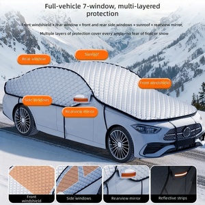 <span class=keywords><strong>Pare</strong></span>-<span class=keywords><strong>soleil</strong></span> de voiture en tissu double couche, style professionnel, <span class=keywords><strong>autocollant</strong></span> statique sans motif, protection solaire, <span class=keywords><strong>pare</strong></span>-neige, <span class=keywords><strong>pare</strong></span>-<span class=keywords><strong>soleil</strong></span> pour <span class=keywords><strong>pare</strong></span>-<span class=keywords><strong>brise</strong></span> avant - Product Image 2