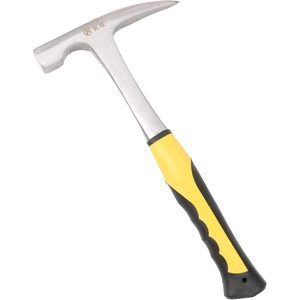 Marteau géologique de 31 oz avec poignée en fibre de verre absorbant les chocs, grande pointe pointue et antidérapant en PU pour la chasse aux roches - Product Image 5