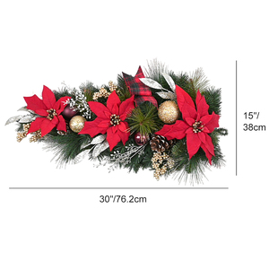 Nouvel arrivage de porte en forme de cône de pin Teardrop Swag Decoration Hanging Christmas Teardrop Swags - Product Image 1