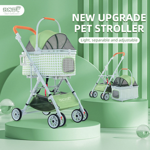 Chariot petit luxe chat landau vélo pliant 4 roues <span class=keywords><strong>poussette</strong></span> <span class=keywords><strong>pour</strong></span> animaux de compagnie - Product Image 2