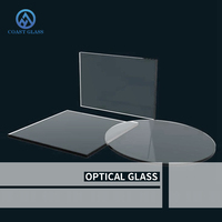 Lentille optique Laser hautement réfléchissante, verre diviseur de faisceau Cube prisme filtre optique rouge bleu filtre verre de couleur