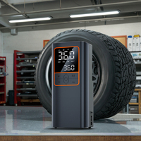 Compresseur d'air 12V 150psi de conception moderne et nouvelle génération, pompe à air portable pour voiture, gonfleur de pneus automatique, jauge de pression numérique ABS